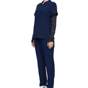 Fashionable Professional Workwear Set With Comfortable Relaxed Fit Women <b>Scrub</b> Suit Professional Fabric Women <b>Scrub</b> Suit - Product Image 3