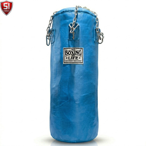Sac de frappe lourd personnalisable en cuir PU PVC 25KG Léger pour l'entraînement – Créez votre propre design - Product Image 1