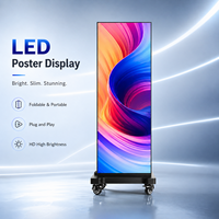 Hepsi Bir Arada LED Poster Ekranlı Dijital Tabela Ekranı (Otel, Havaalanı, Alışveriş Merkezi için)
