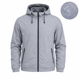 Chaquetas con Capucha Estampadas para Hombre, Impermeables, Resistentes al Viento, Ligeras, Cortavientos para Exteriores, Unisex, Logotipo Personalizado, Fabricante OEM ODM - Product Image 1