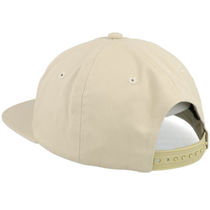 Casquettes de baseball personnalisées en laine mélangée de haute qualité, casquette snapback à visière plate avec sangle en cuir, casquette snapback 5 panneaux avec applique en feutre - Product Image 3