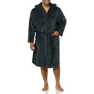 Peignoirs pour hommes Leisure Time 100% coton respirant, doux et durable pour après la douche et le confort quotidien - Product Image 1