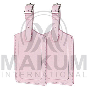 Etiqueta de Equipaje de Cuero Genuino para Maletas y Bolsas de Viaje, Etiqueta de Equipaje Personalizada de Alta Calidad y Ecológica - Product Image 2