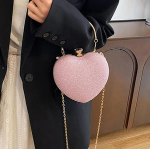 OEM ODM vintage bags for women customization women's <b>small</b> crossbody bag jewelry fashion heart shape korean bags women - Product Image 5