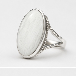 White Selenite site <b>Ring</b> Wholesale Lot Price Natural Gemstone Birthstone may Jewelry <b>Rings</b> for Women <b>Dainty</b> <b>Rings</b> Handmade - Product Image 4