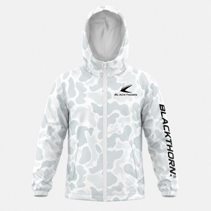 Chaqueta cortavientos ligera impermeable con logotipo personalizado al por mayor, chaqueta de paintball con forro de malla para invierno - Product Image 3