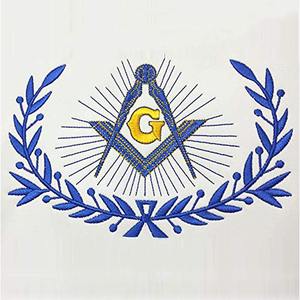 Delantal Masónico de Cuero de Alta Calidad, Bordado a Mano, Estilo Vintage, Resistente al Agua, Color y Logotipo Personalizables - Product Image 3