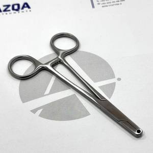 Pince à piercing en acier inoxydable pour clous labret – Outil de précision en acier inoxydable pour insertion et retrait corporel - Product Image 4