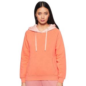Vente en gros de pull sweat à capuche pour femme avec poche kangourou en coton uni pull à capuche unisexe de grande taille pour femme - Product Image 1