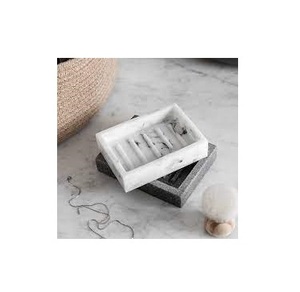 Jabonera de Concha Marina para Ducha, Artesanía India, Color Personalizado Disponible, Jabonera de Resina, Forma Rectangular - Product Image 5