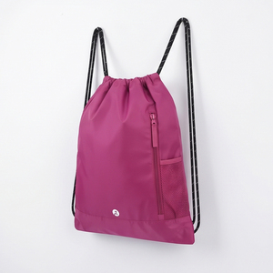 Workout Fitness Wear Canvas Drawstring Bags Lightweight Promotional <b>Backpack</b> Bag Unisex Lightweight Outdoor Travel <b>Backpack</b> - Product Image 4