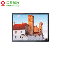 K&D 15,0 Zoll 1024x768 XGA LCD-Panel 350 cd/m² 1000:1 Hochzuverlässiges LCD-Display AG Blendfreies Anzeigemodul für Industrie