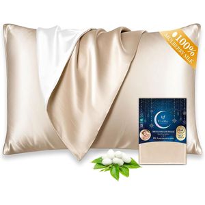 Fodera per cuscino Utukky 100% seta di gelso 22 Momme Ultra Premium Grado 6A Traspirante Rinfrescante con chiusura a busta 60 X - Product Image 1