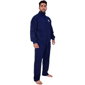 Blaze Fight Wear Conjunto de sudaderas con capucha personalizadas Hombres Deportes de ocio Chándal Joggers en blanco Pantalones y sudadera de manga larga Conjunto con cremallera - Product Image 2