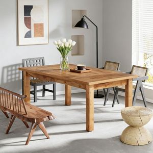Tavolo da Pranzo Solido Ovale Assemblato con Motivo Rettangolare in Pietra Sinterizzata Effetto Marmo - Product Image 3