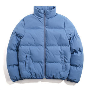 Veste matelassée surdimensionnée pour homme, design personnalisé, col montant en toile, imperméable, coupe-vent, respirante, fermeture éclair, unisexe - Product Image 1