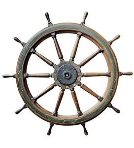 Handmade Eco-Friendly Wooden <b>Ship</b> <b>Wheel</b> Candle Decor | Modern Design Premium Quality Craft | Fragrance Candle Holder | Wall - Product Image 3