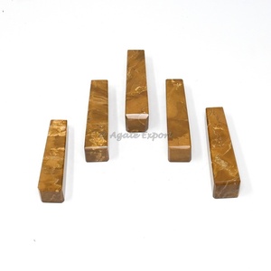 Torre de cristal de obelisco de Aventurina amarilla natural, cristales curativos de energía de estilo Feng Shui pulidos - Product Image 5