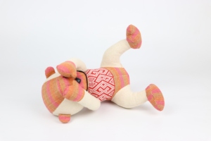 Truc Lam Ensemble ethnique thaïlandais en brocart fait main, trois singes, jouets en peluche de haute qualité pour enfants - Product Image 2