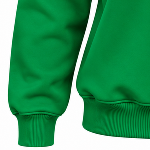 Sudadera Elegante Verde para Mujer con Cuello Alto, Diseño Personalizado con Letras Griegas Rosas, Manga Larga, para Uso Casual y de Sororidad - Product Image 3