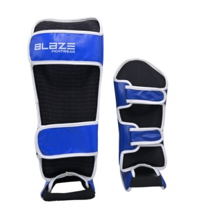 Ensemble de protège-tibias personnalisés pour enfants et adultes, pour MMA, kickboxing, Muay Thai, entraînement et combat, pour enfants, Blaze Fight Wear. - Product Image 2
