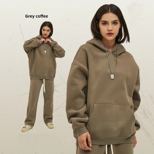 ชุดเซ็ตเสื้อฮู้ดดี้และกางเกงวอร์มผ้าฝ้ายคุณภาพสูงแบบลำลอง - Product Image 4
