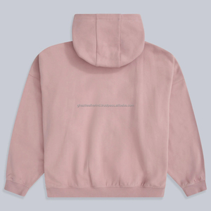 เสื้อสเวตเตอร์โอเวอร์ไซส์สำหรับผู้หญิงเสื้อมีฮู้ดของผู้หญิงเสื้อสเวตเชิ้ตคอตตอนคอกลมเปิดไหล่2025งานตามสั่ง - Product Image 6