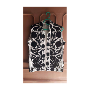 เสื้อเบลเซอร์สุซานีสำหรับผู้หญิง แจ็คเก็ตปักลายแบบดั้งเดิม เสื้อคลุมสไตล์โบฮีเมียนลายชาติพันธุ์ - Product Image 5