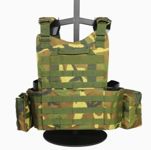TRIBON SPORTS Camouflage Tactical Vest Multiple Pockets Zipper Closure Arcuate Shoulder Strap Unisex Hunting Utility Gear 21L - Product Image 3