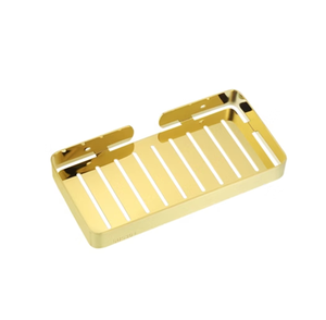Bathroom Accessories Waterproof Brass <b>Shower</b> <b>Bar</b> Soap Holder with Clear Removable Drain Tray Custom Bathroom Product In Sale - Product Image 2