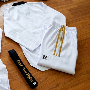 Uniforme de Taekwondo OEM 100% Algodón, Ropa de Artes Marciales, Uniformes de Boxeo, Trajes de Entrenamiento de Boxeo y Taekwondo - Product Image 5