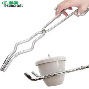 Pinzas Profesionales de Acero Inoxidable para Crisoles, Instrumentos Quirúrgicos y de Laboratorio - Product Image 1