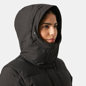 Vente Chaude en Gros : Manteaux Parka Matelassés Teints Longs Grande Taille pour Femmes, Rembourrés en Polyester avec Capuche – Marque Fabricant - Product Image 3