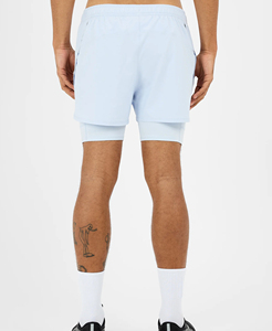 Shorts de course pour homme à séchage rapide avec doublure de compression intégrée et poches latérales pour l'entraînement de boxe et la gym - Product Image 2