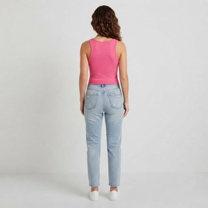 Débardeurs pour femmes Lism, respirants, en tricot, en spandex/polyester, décontractés, à double doublure, col halter, ajustables, courts, sans manches, pour l'été - Product Image 5
