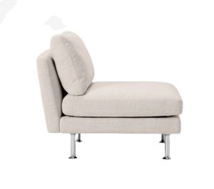 Silla de sofá individual cómoda y moderna para comedor y sala de estar, muebles para banquetes de boda y eventos de hotel - Product Image 1