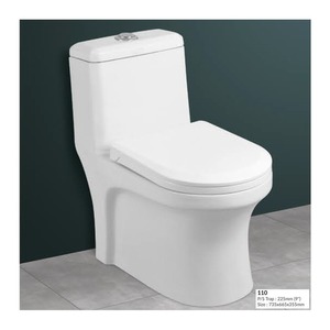 Toilettes occidentales en céramique une pièce à double chasse pour toilettes à un prix d'usine abordable. - Product Image 3