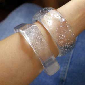 Ensemble de bracelets en résine aspect antique, taille personnalisée, faits à la main, haute qualité, pour femmes et filles, légers et confortables - Product Image 5