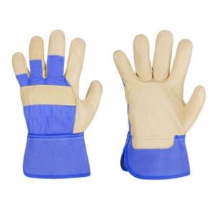 Guantes de Trabajo de Piel de Vacuno de Primera Calidad, Forro de Felpa de Algodón Cómodo, Palma Reforzada - Product Image 6