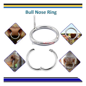 Anillo Nasal para Ganado Vacuno, Anillo de Perforación Nasal Tradicional para Ganado, Equipo de Control de Animales de Granja, Anillo Nasal de Metal Resistente - Product Image 3