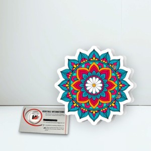 Tuiles à cils réutilisables écologiques en forme de cœur avec motif floral, outil de beauté, tuiles à cils magnétiques carrées en acrylique - Product Image 5