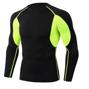 Everyday Polyester Men Rash Guard Long Sleeve Swim Shirt Offering UV Protection and Quick Dry Comfort - Product Image 1