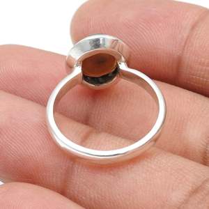 Fine Quality 925 <b>Silver</b> Jewelry Geometric Oval Cut Black <b>Opal</b> Gemstone <b>Ring</b> Women Fashion Vintage Style Bohemian Jewelry - Product Image 5