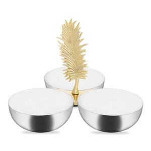 Colección Ramzan, Moderno y Lujoso Tazón para Servir Dátiles Pulido, Artesanía Decorativa Ecológica de Metal para Aperitivos y Comida en Fiestas - Product Image 5