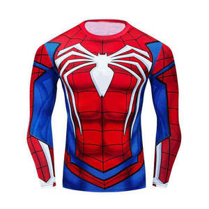 Maillots de compression pour hommes, Rashguards à manches longues, MMA BJJ Grappling, sous-vêtement de base athlétique, haut d'entraînement à séchage rapide, vêtements de sport - Product Image 1