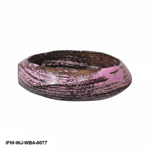 กำไลข้อมือไม้แกะสลักสไตล์โบโฮสีชมพูโบราณทำมือสำหรับผู้หญิง - Product Image 4