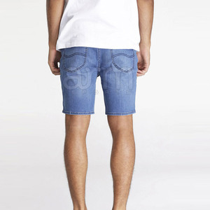 Pantalones cortos de mezclilla para hombre con logotipo personalizado, hechos de algodón, para adultos, fabricados en Pakistán. - Product Image 3