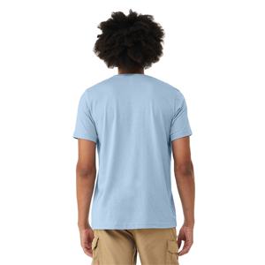 เสื้อยืดคอกลมพรีเมียมสำหรับผู้ชาย ผ้าฝ้าย 100% พิมพ์ลายได้ตามต้องการ ผ้าเจอร์ซีย์ 200 กรัม ระบายอากาศได้ดี เป็นมิตรกับสิ่งแวดล้อม สีพื้น ทรงปกติ - Product Image 5