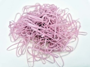 Élastiques à cheveux TIETYP, bandeaux en caoutchouc élastique, couleur unie, minimaliste, moderne, usage quotidien, pour femmes, emballage en carton, fabriqué en Corée - Product Image 4