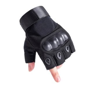 Nouveau doigt complet en caoutchouc dur Knuckle Sports de plein air Camping randonnée moto gants tactiques - Product Image 1